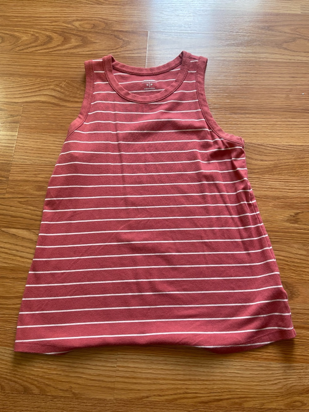 Old Navy Red and White Striped Tank